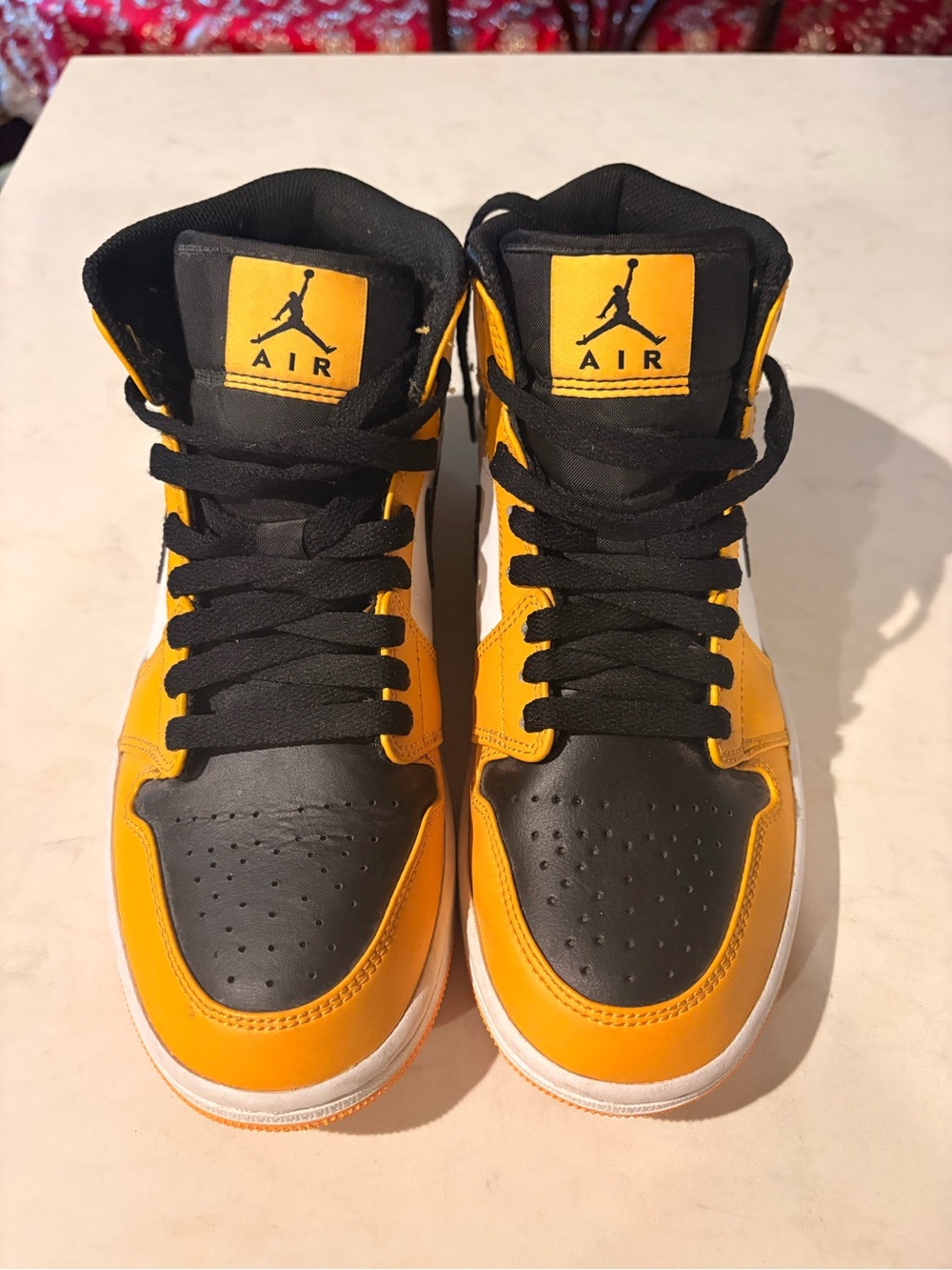 Jordan 1 High-Top Sneakers - Black & Yellow
